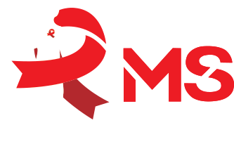 Horizontal Run for MS Logo in Red and White